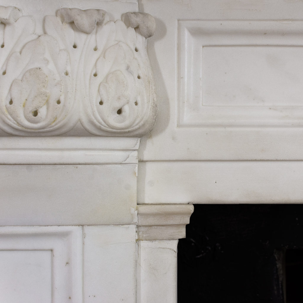 Regency statuary marble chimneypiece,-134708
