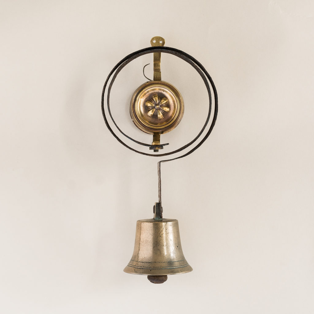 Victorian brass servant's bell,