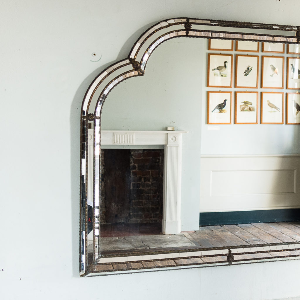 Pair of Art Deco style wall mirrors,-134956