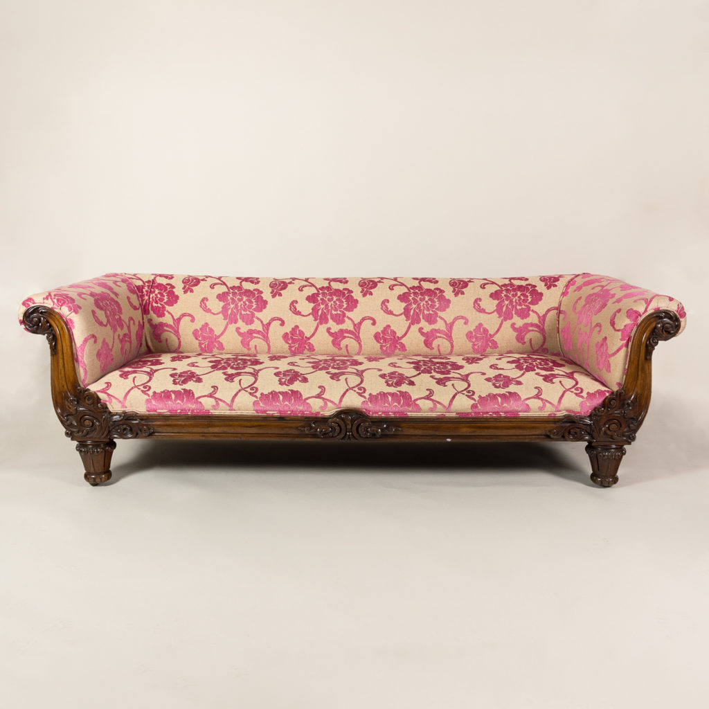 nineteenth century rosewood sofa,