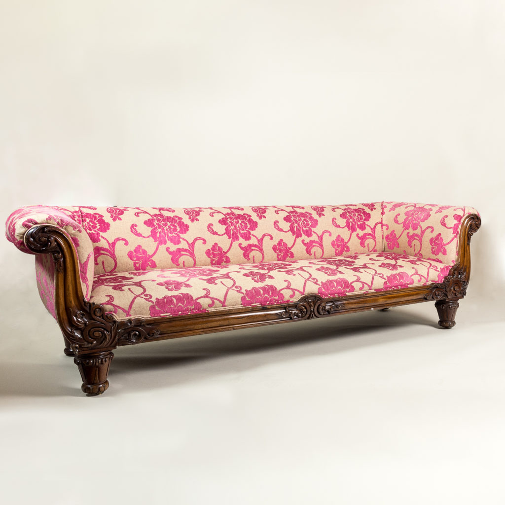 nineteenth century rosewood sofa,