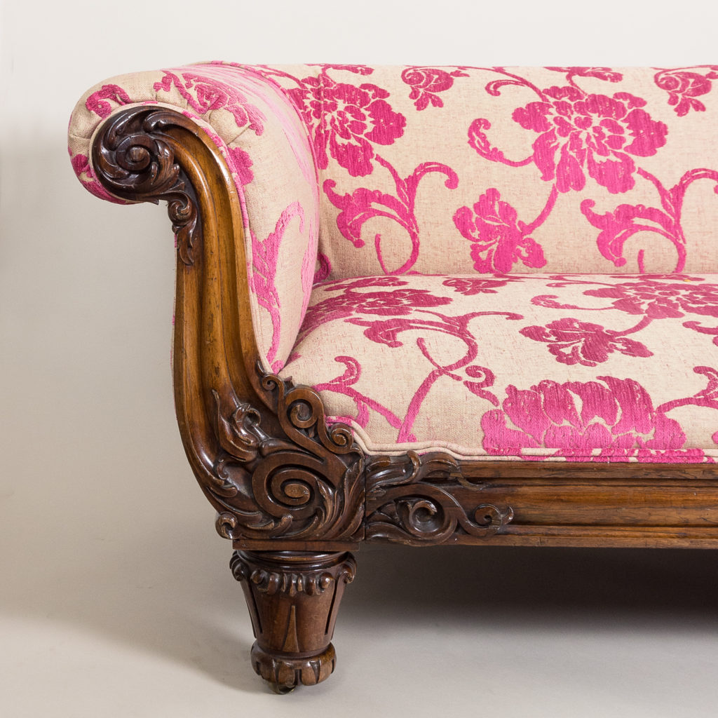 nineteenth century rosewood sofa,