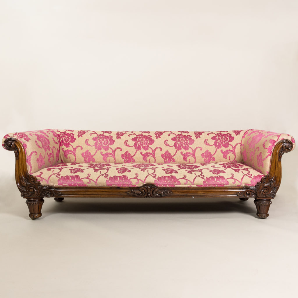 nineteenth century rosewood sofa,