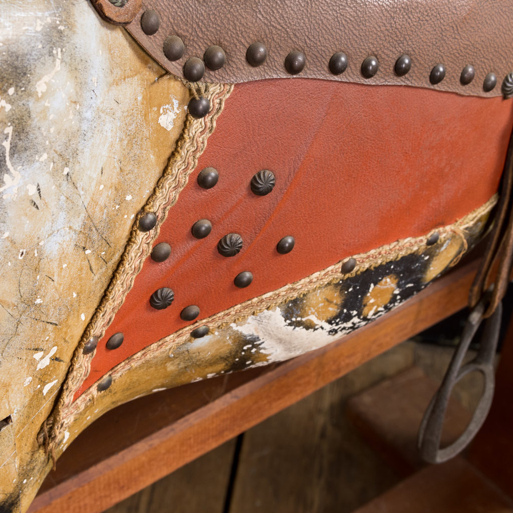 Mid-twentieth century polychrome painted rocking horse, -134990