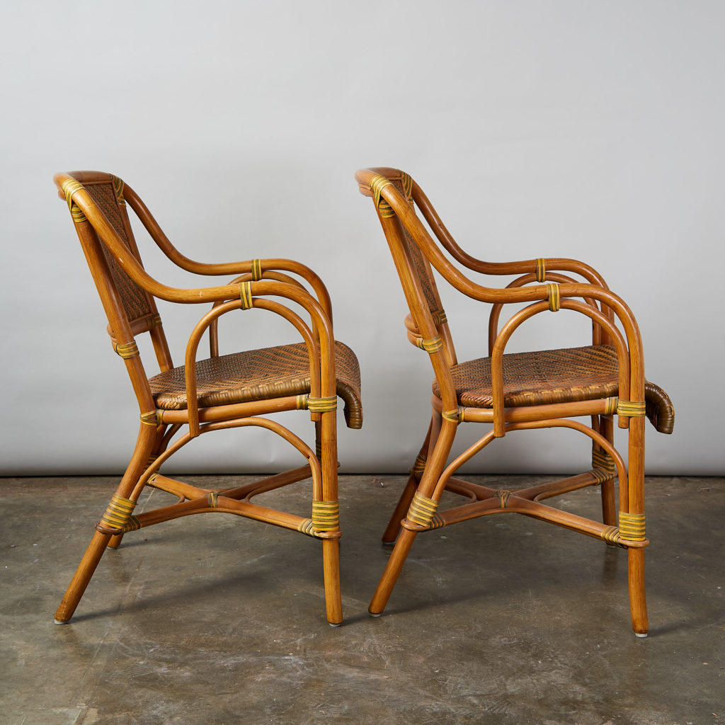 A pair of conservatory armchairs,-135361