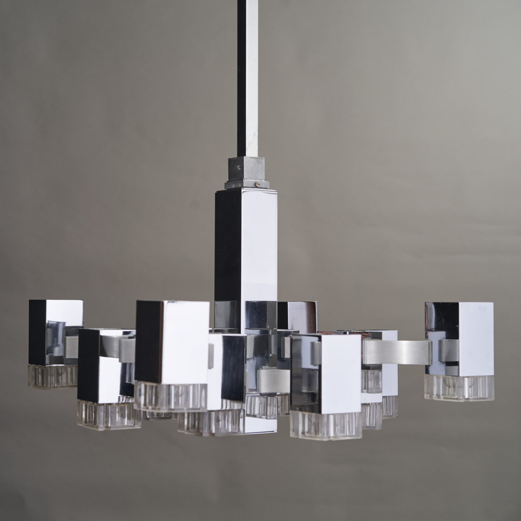 Italian 'Cubic' Chandelier,-136110