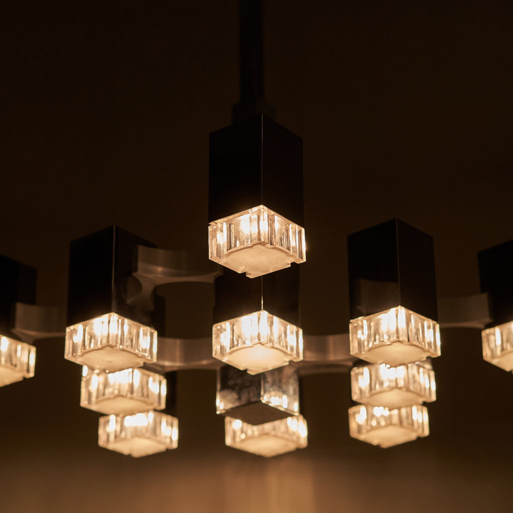 Italian 'Cubic' Chandelier,-136115