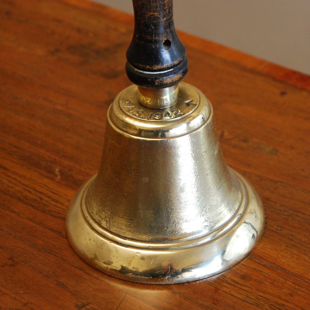 A British military issue brass handbell-136051