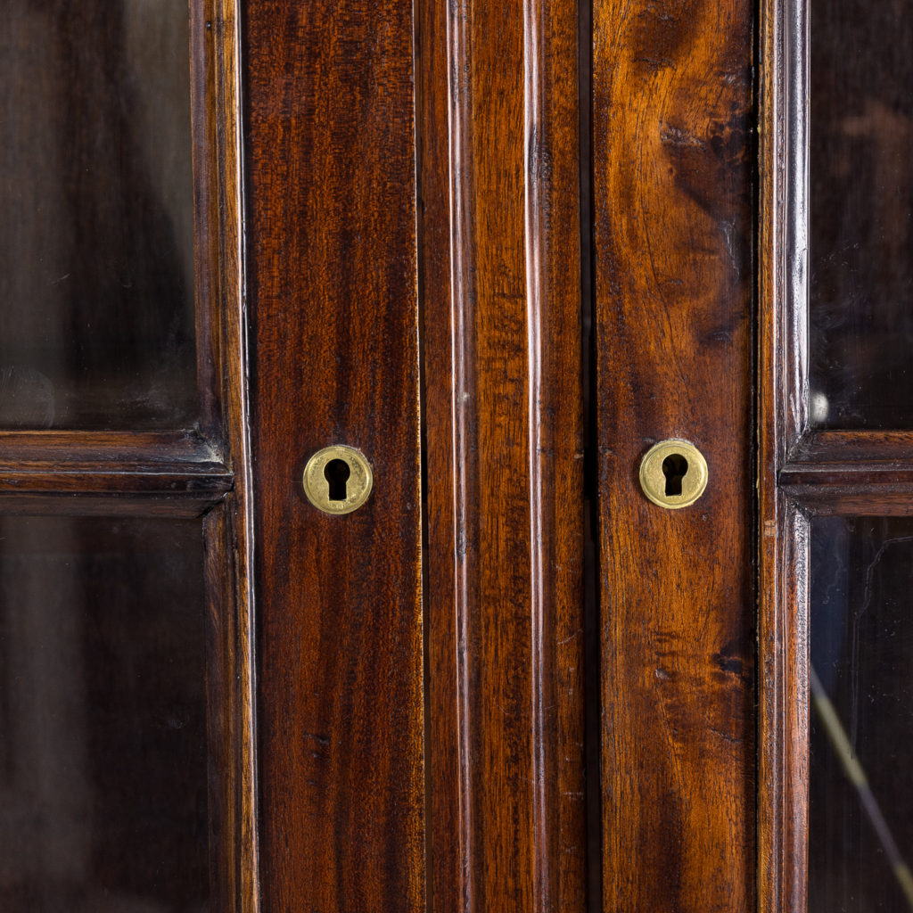 Twentieth century Indian hardwood and glazed display cabinet, -135488