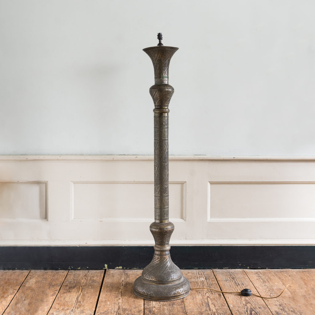 Late nineteenth century Moorish standard lamp,