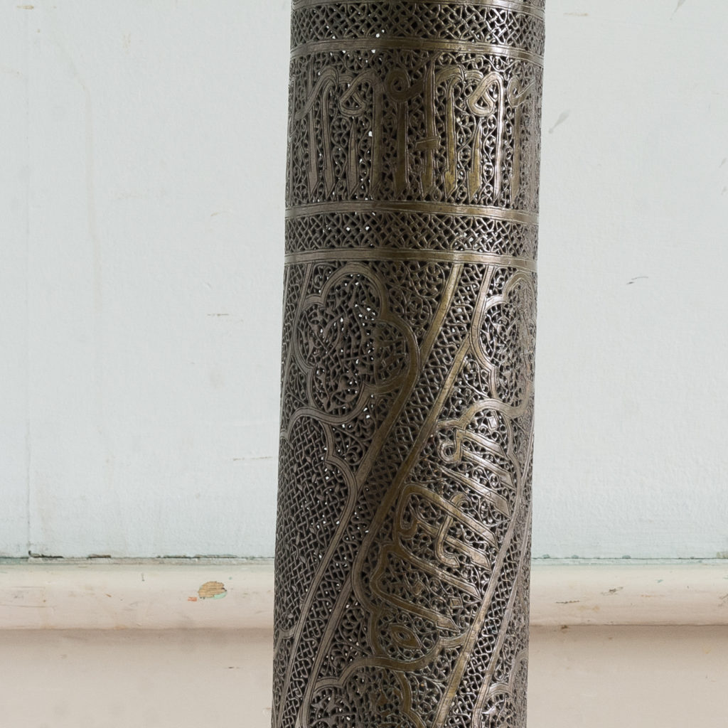 Late nineteenth century Moorish standard lamp,-135601