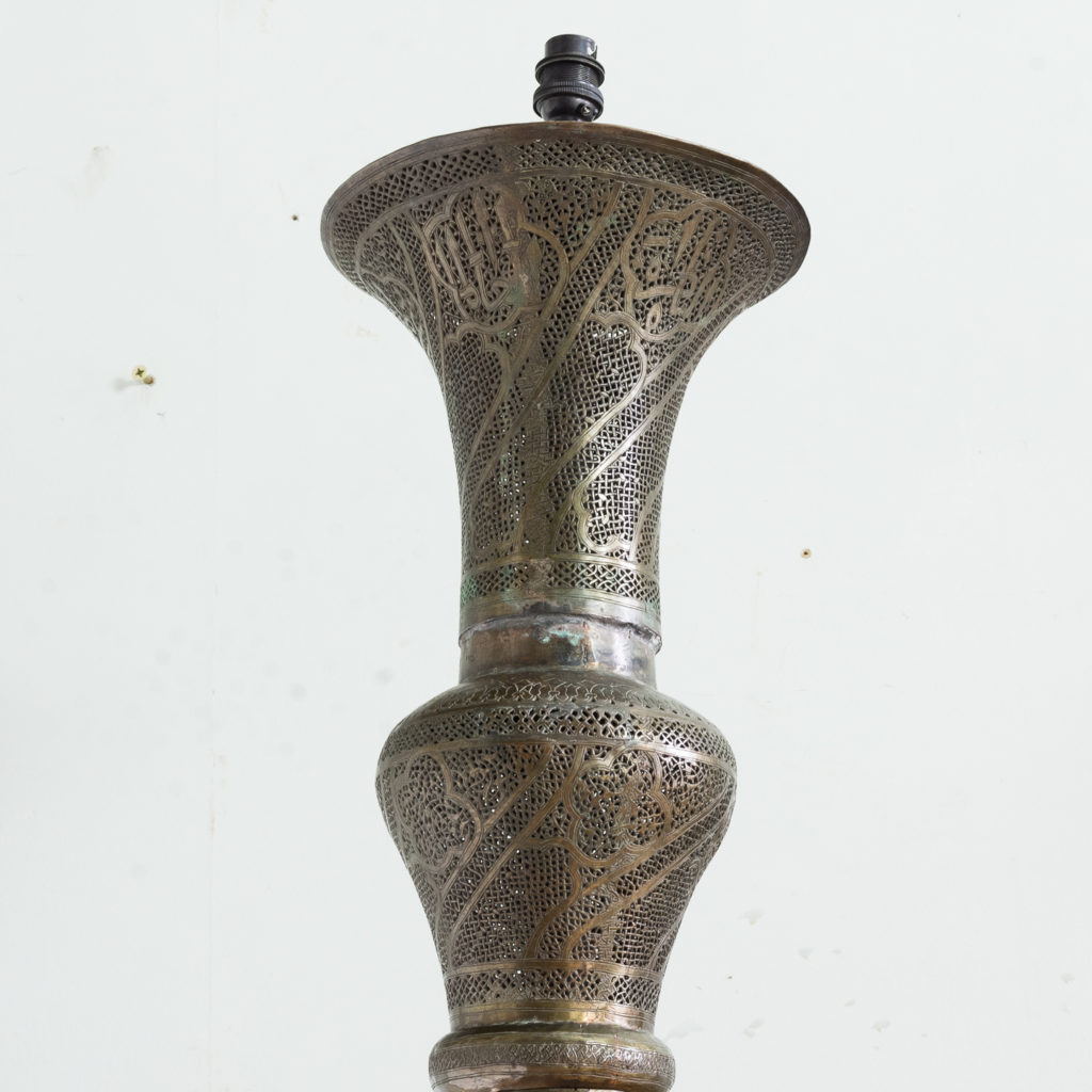 Late nineteenth century Moorish standard lamp,-135600