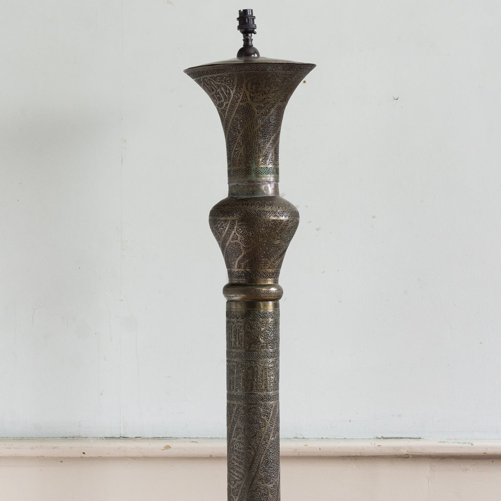Late nineteenth century Moorish standard lamp,-135592