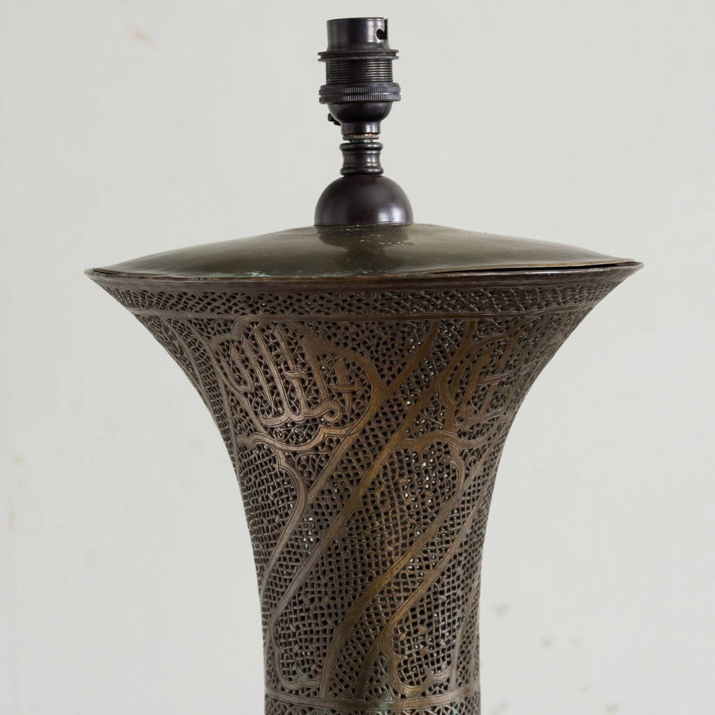 Late nineteenth century Moorish standard lamp,-135593