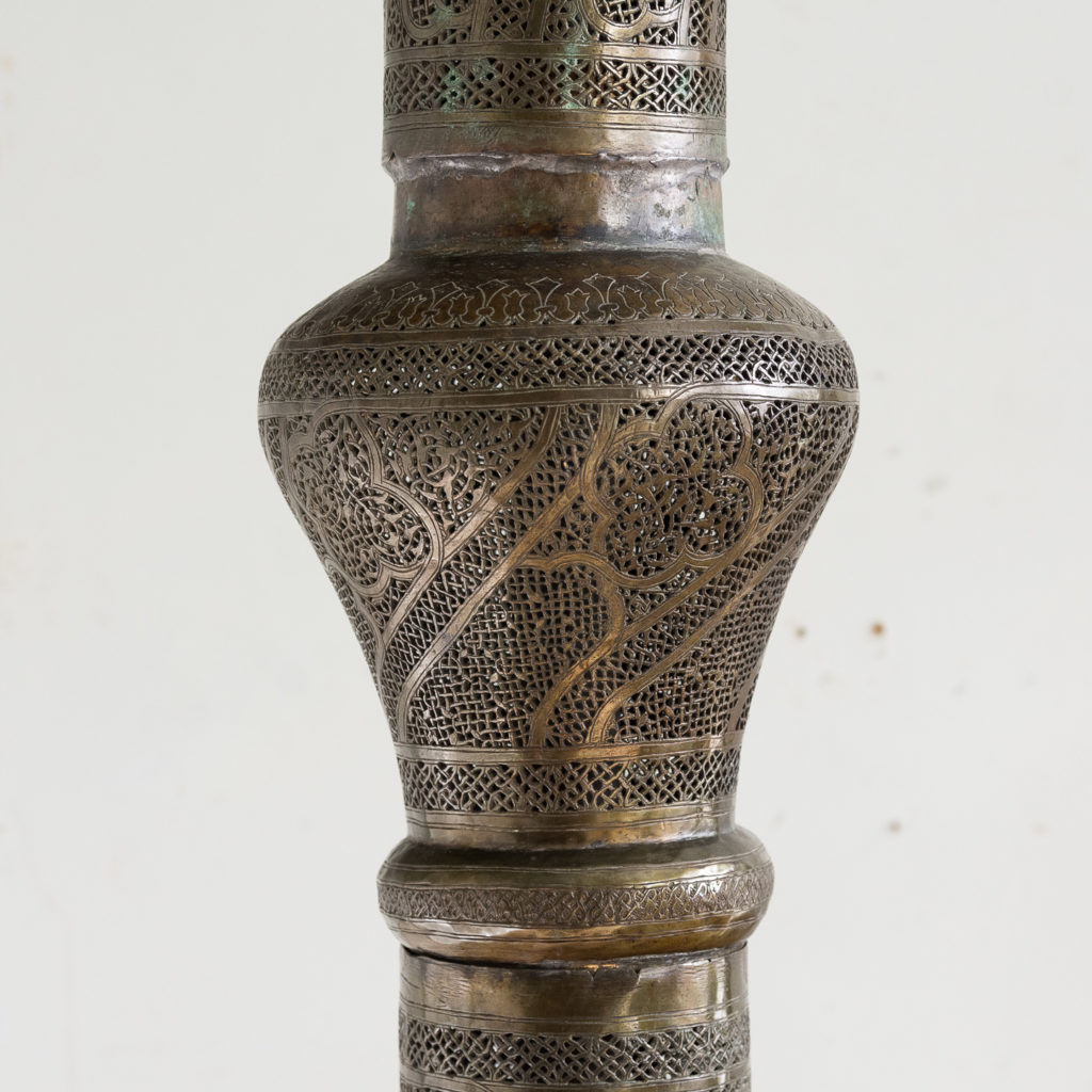 Late nineteenth century Moorish standard lamp,-135594