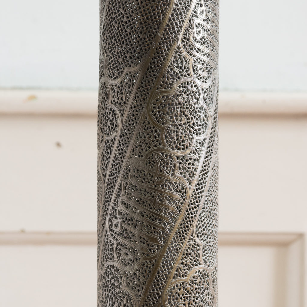 Late nineteenth century Moorish standard lamp,-135596
