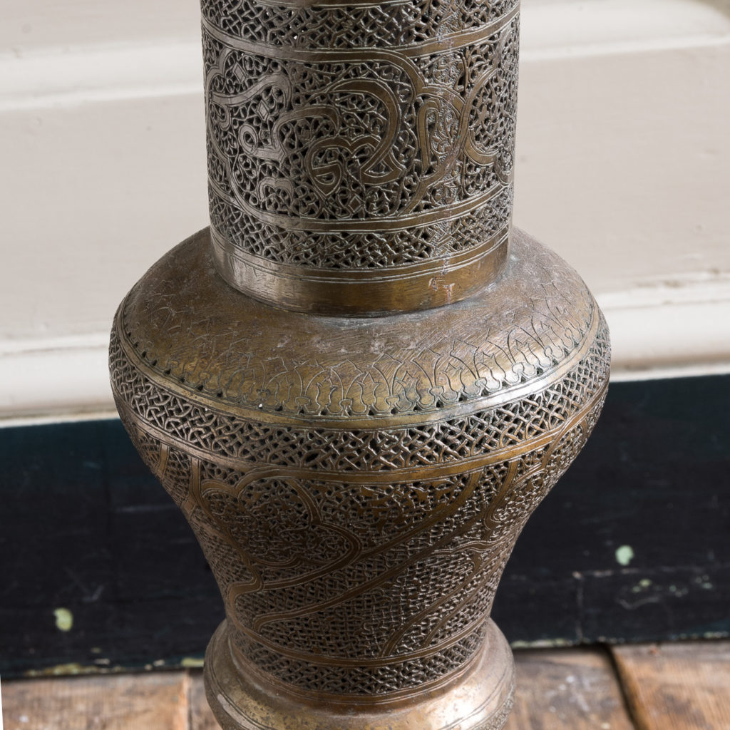 Late nineteenth century Moorish standard lamp,-135598