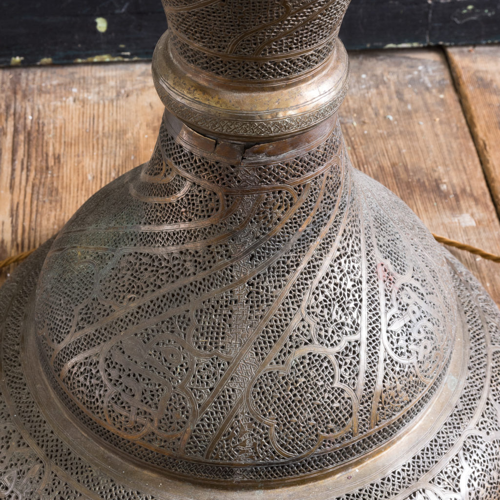 Late nineteenth century Moorish standard lamp,-135597