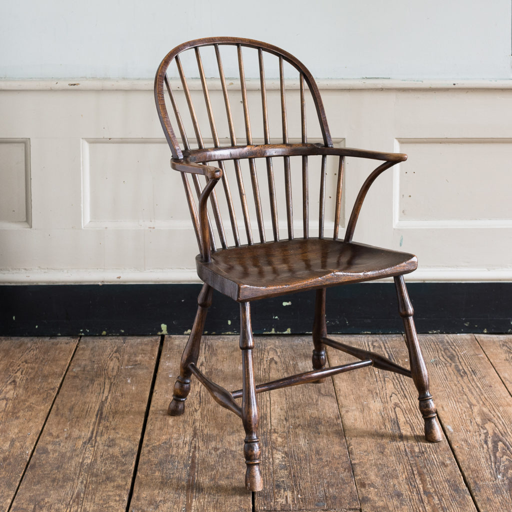 Late eighteenth century West Country Windsor chair,-135260