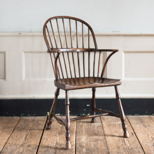 Late eighteenth century West Country Windsor chair,