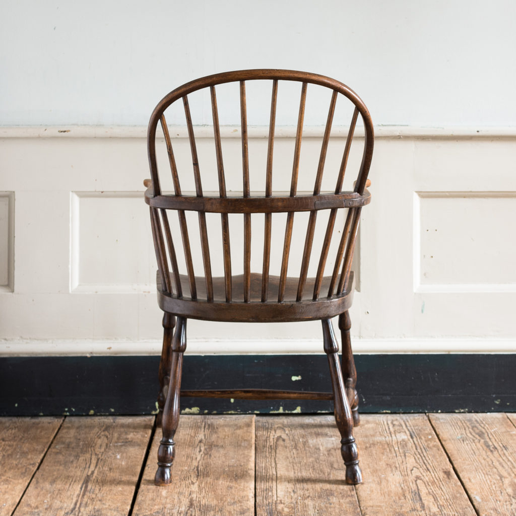 Late eighteenth century West Country Windsor chair,