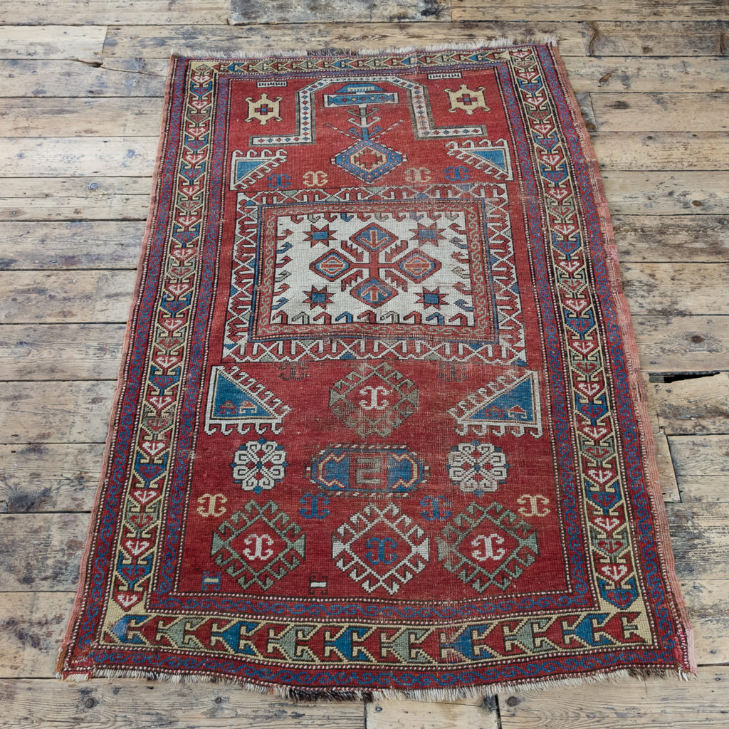 Early twentieth century Kazak prayer rug,
