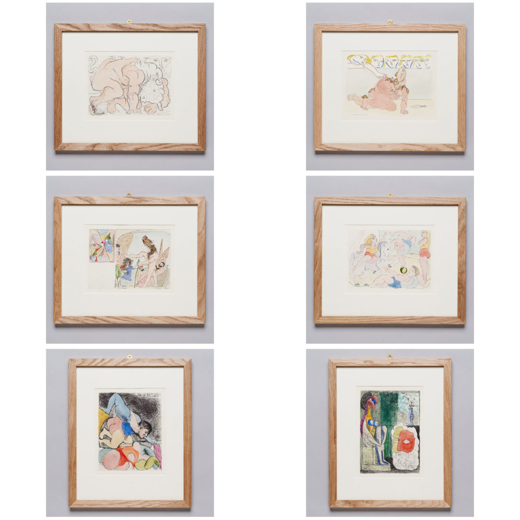Hand coloured Pablo Picasso lithograph-135905