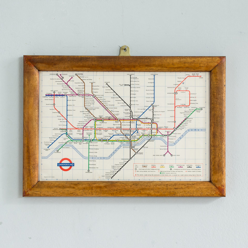 London Underground 1965 map