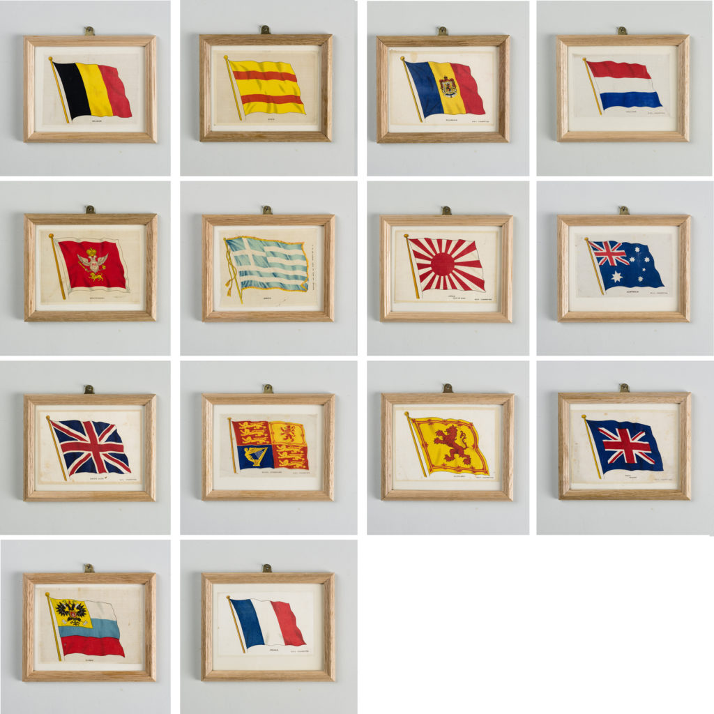 Silk Flags published circa 1918,