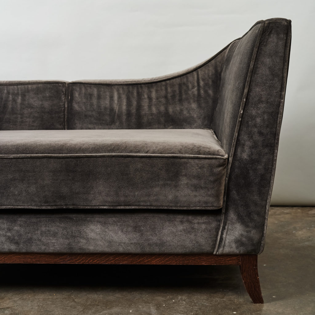 Velvet loveseat, -136650