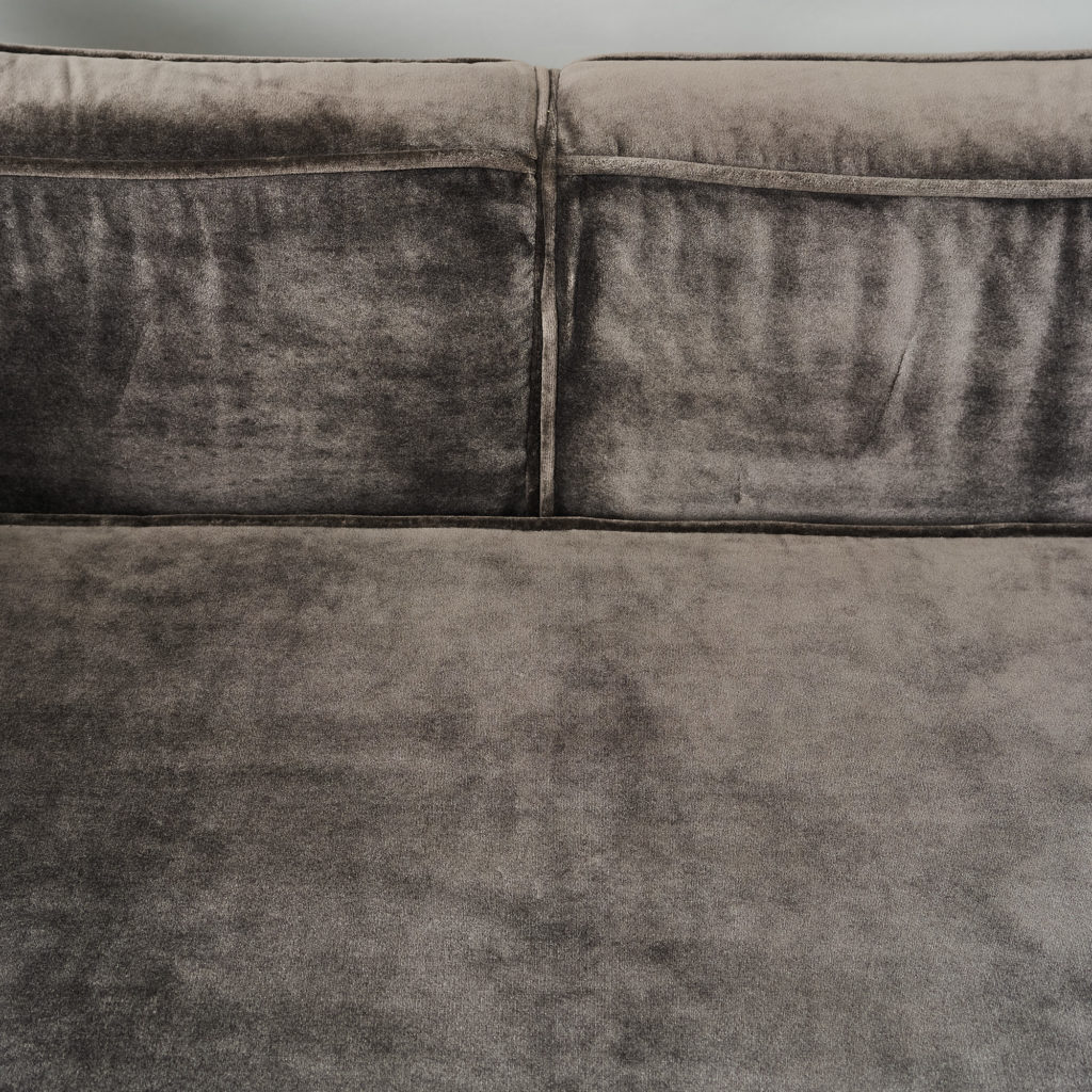 Velvet loveseat, -136654