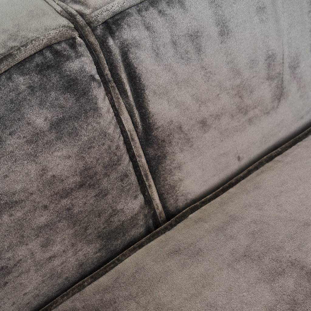 Velvet loveseat, -136655