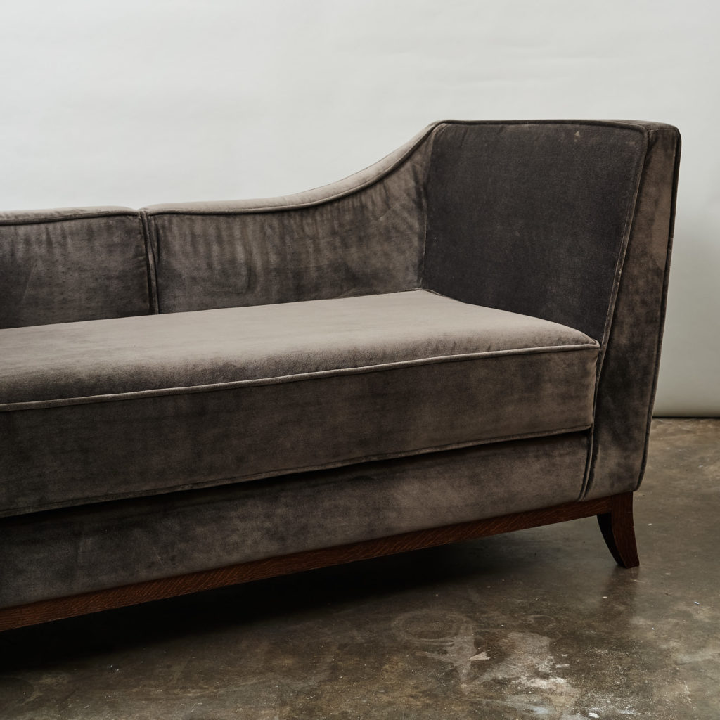 Velvet loveseat, -136657