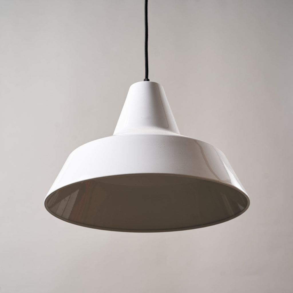 Danish enamelVærkstedspendel factory pendant light,-137093