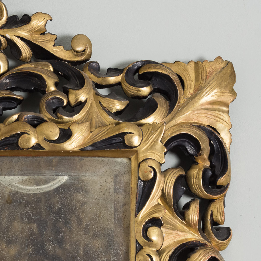Early twentieth century Italian giltwood wall mirror,-136621