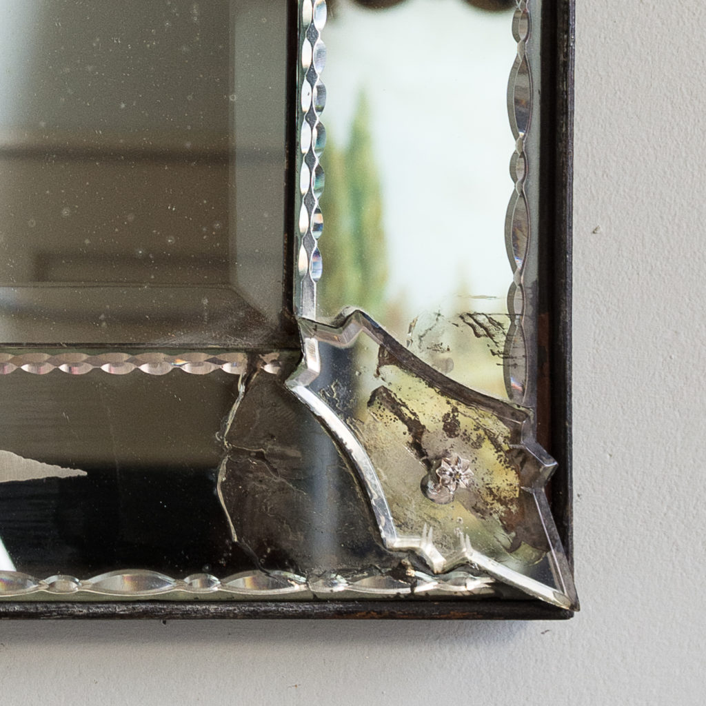 1930s Venetian acid-etched mirror, -137051