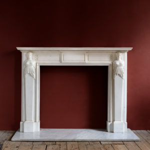 Regency Statuary marble fireplace,