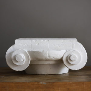 plaster Greek ionic capital