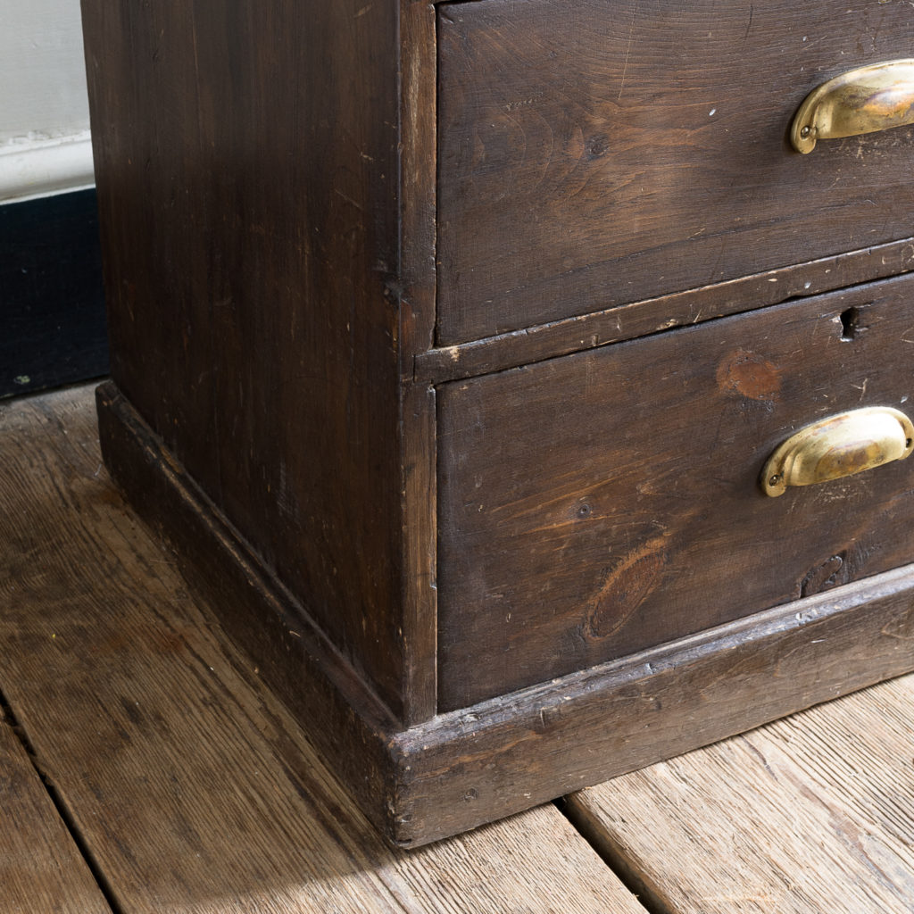 Early twentieth century stained pine cabinet,-138020