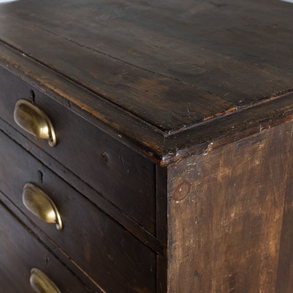 Early twentieth century stained pine cabinet,-138022