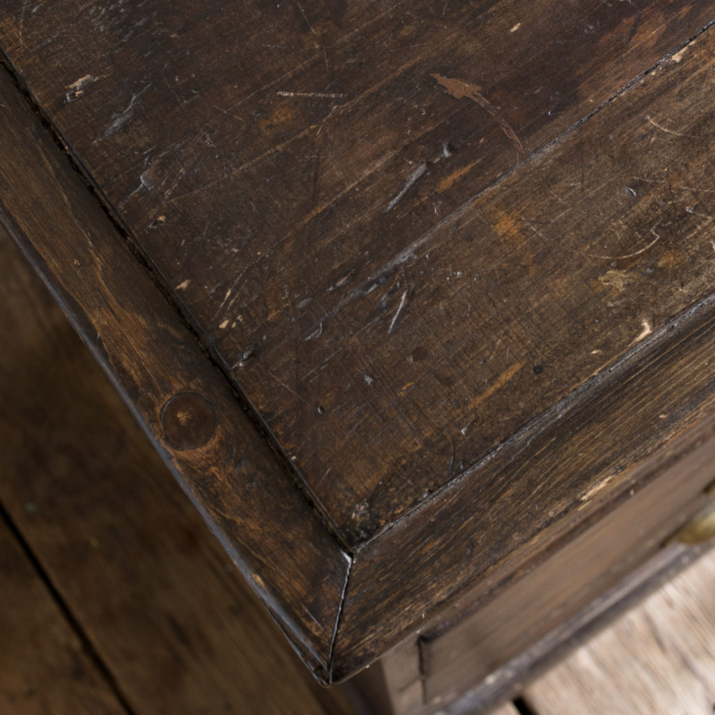 Early twentieth century stained pine cabinet,-138027