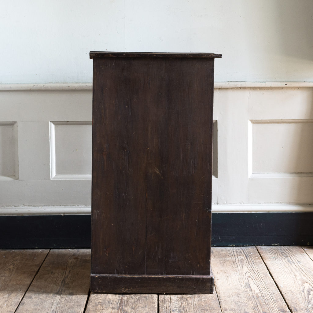 Early twentieth century stained pine cabinet,-138012