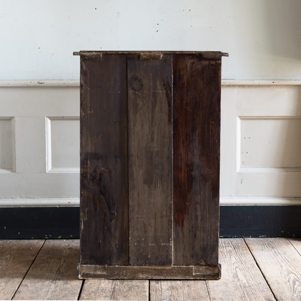 Early twentieth century stained pine cabinet,-138013