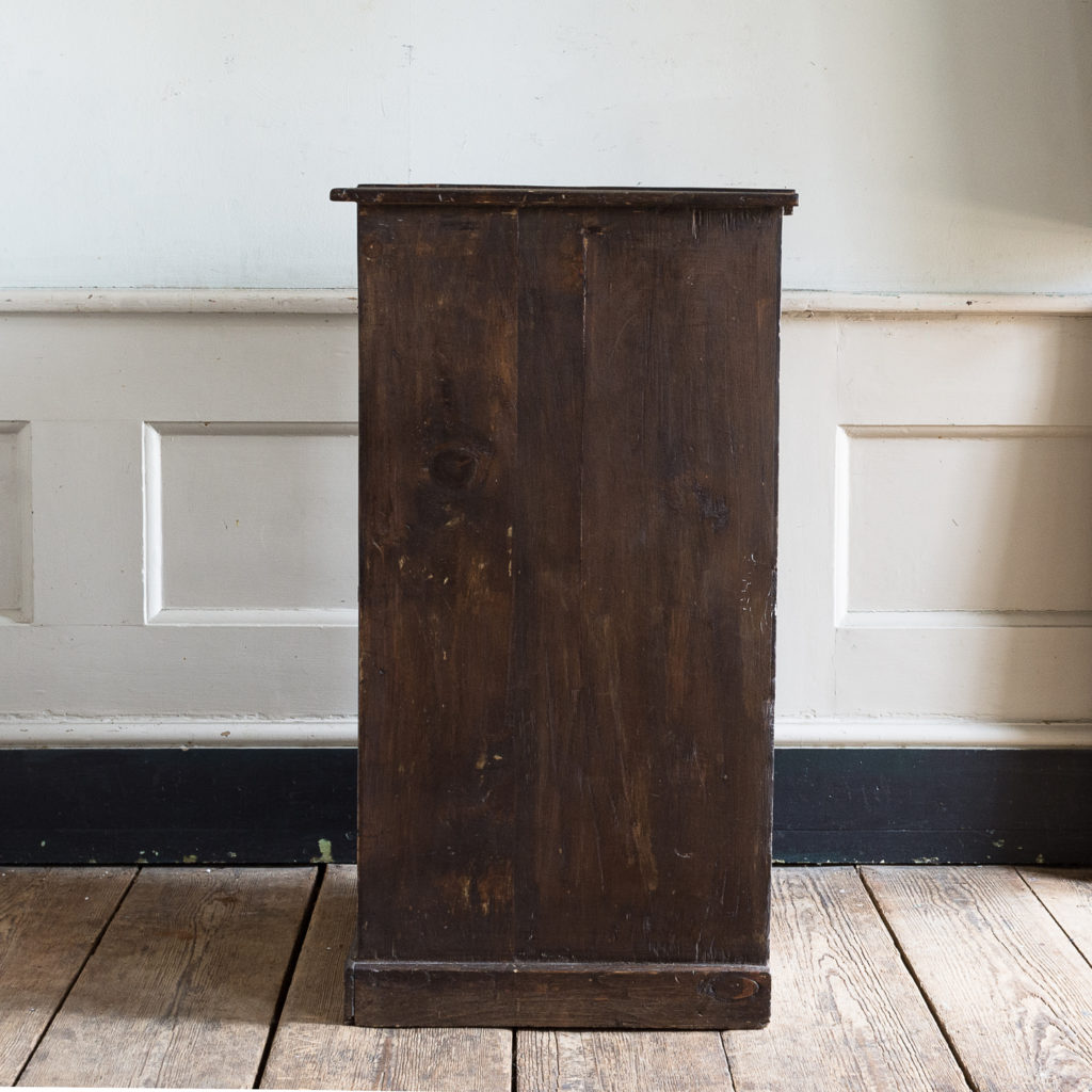 Early twentieth century stained pine cabinet,-138015