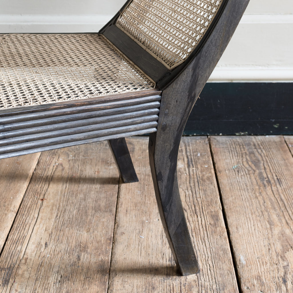 Early nineteenth century Ceylonese ebony armchair, -137872