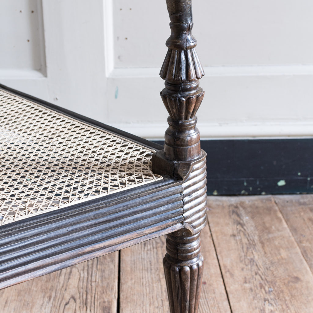 Early nineteenth century Ceylonese ebony armchair, -137873