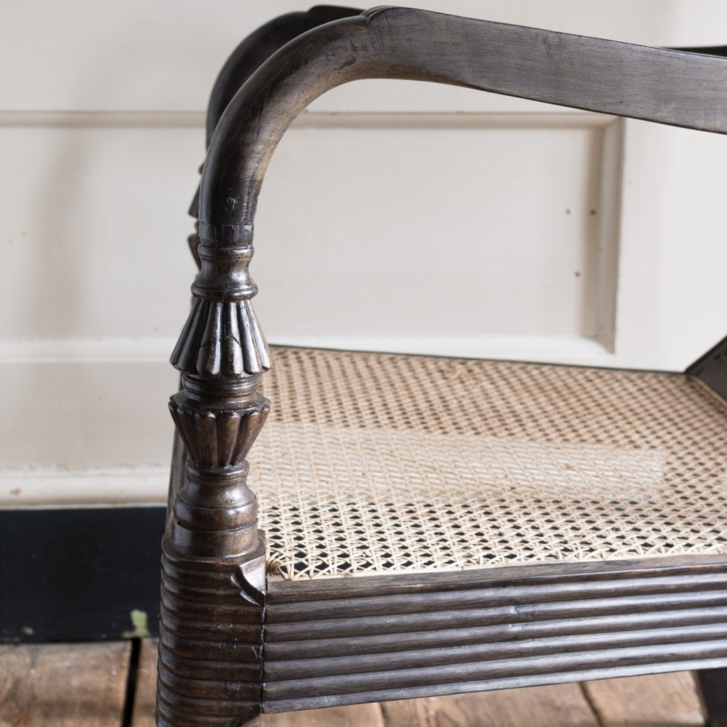 Early nineteenth century Ceylonese ebony armchair, -137868