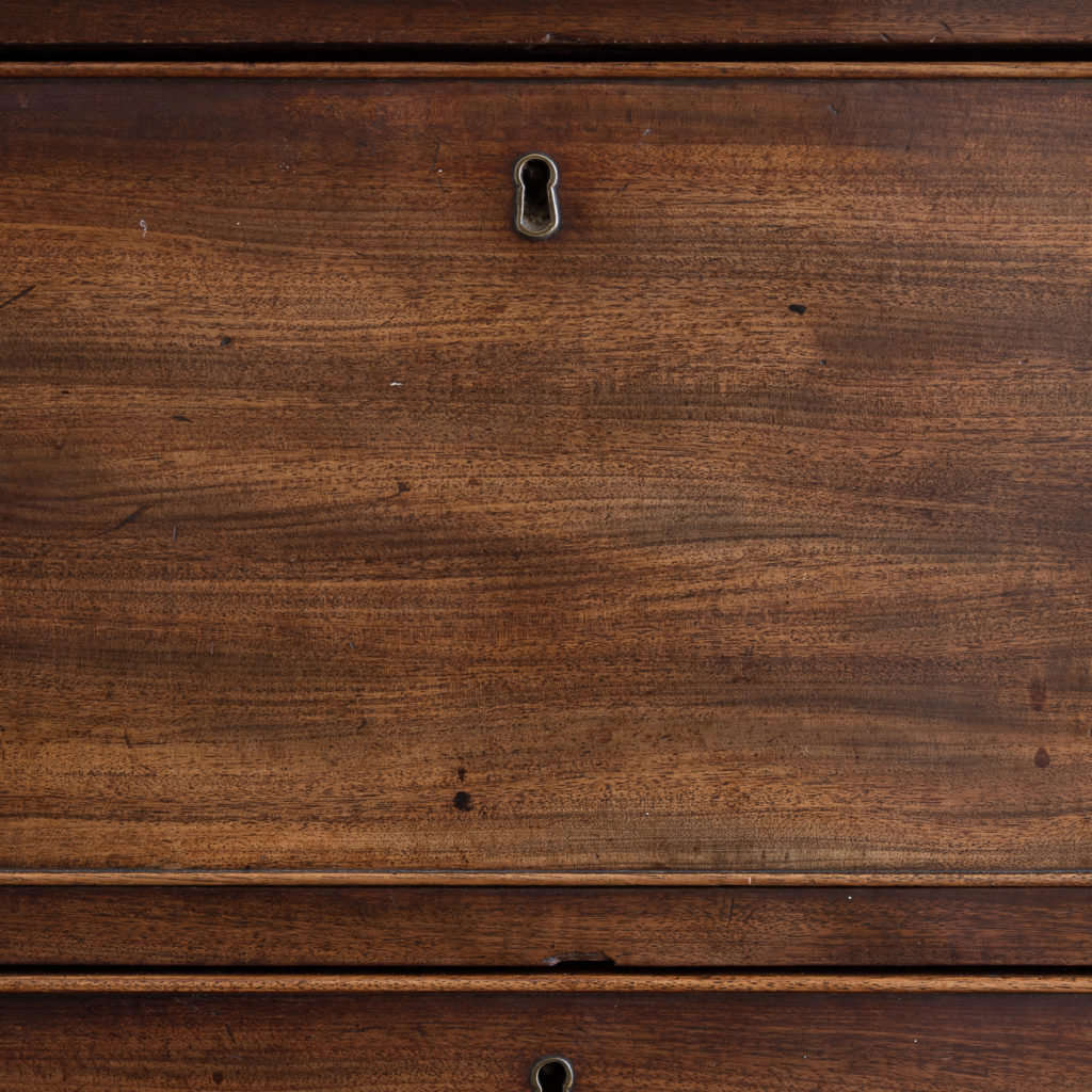 George III mahogany chest of drawers, -138106