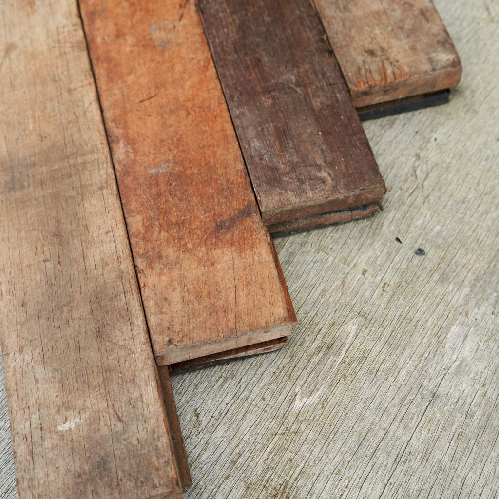 Reclaimed Iroko Parquet Block-137744