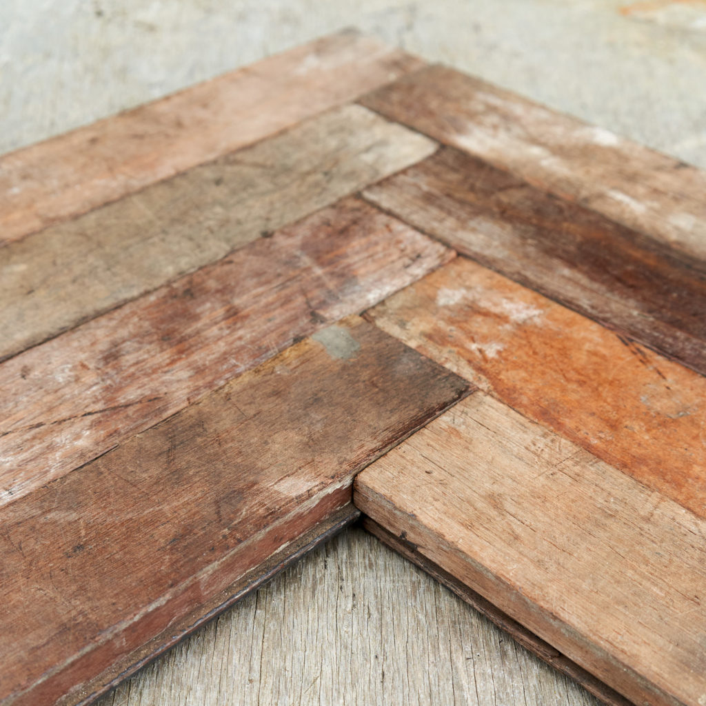 Reclaimed Iroko Parquet Block-137747